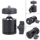Mini Tripod Head 360 Degree Pan DSLR Camera DSR + 1/4 &QUOT;Schra