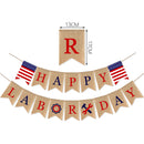 Creative Banners Happy Labor Day Background Labor Day Flag for Living Room