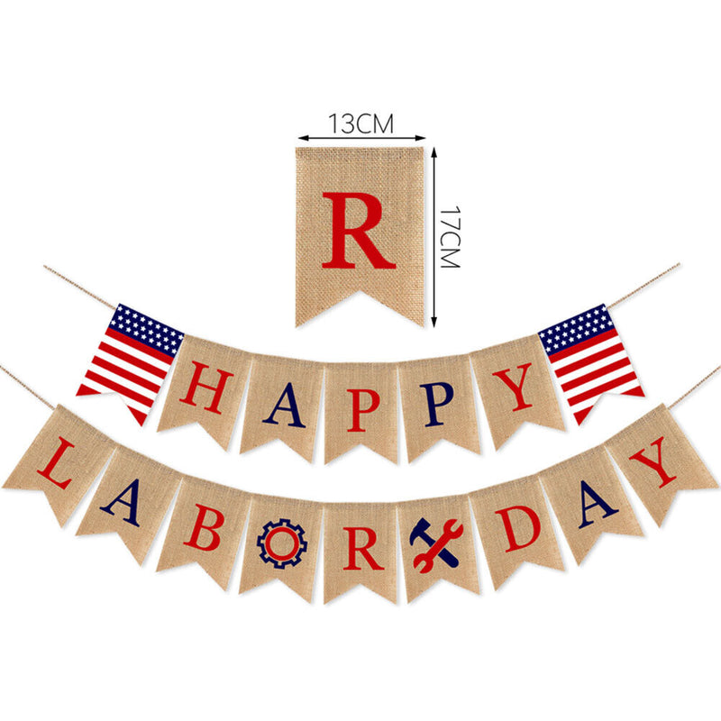 Creative Banners Happy Labor Day Background Labor Day Flag for Living Room
