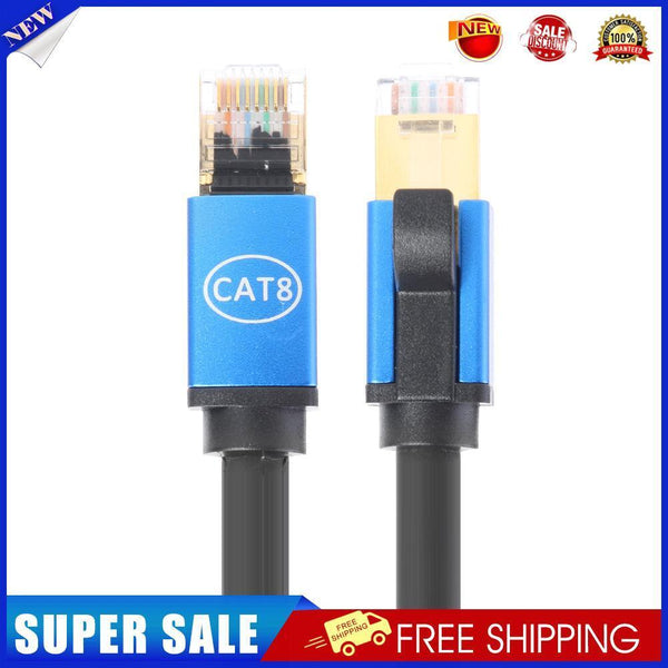 Cat8 Ethenet Cable RJ45 STP 26AWG LAN Cable Blue for Router Modem PC (0.5m)