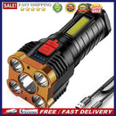 Strong USB Rechargeable Flash Light 500LM COB Outdoor Camping Fishing Light