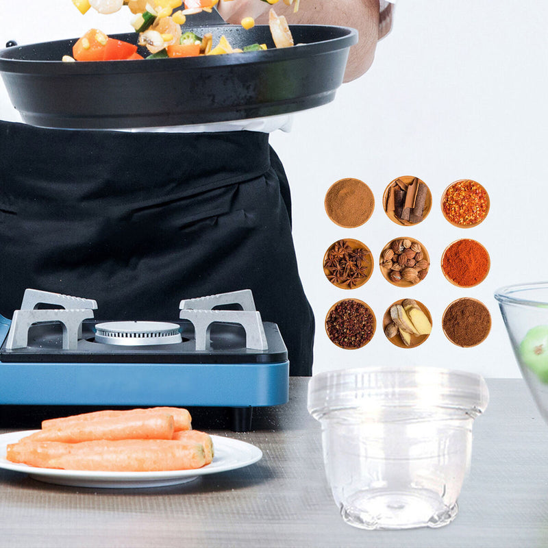 Portable Condiment Spliced Bottles - Outdoor Seasoning Bowl Easily Identity