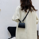 Female PU Leather Shoulder Bag Female Mini Purse All-match Travel Messenger Bag