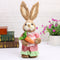 Easter Bunny Ornaments Cute Straw Simulation Rabbit Photography Props (B)