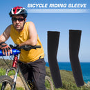 2pcs Outdoor Sport Arm Sleeves Breathable Anti UV Cycling Elbow Pad (Black)