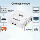 HDMI to RCA AV Converter Composite CVBS Video Adapter 720p SNES Wii 1080p  hot.