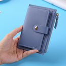 Women Fashion Leather Credit Card Wallet Card Case Ladies Casual Mini Coin