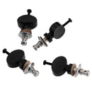 4pcs String Tuning Pegs Machine Heads for Ukulele 4-String Guitar (Black) Newly