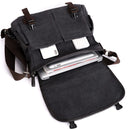 Unisex Crossbody Bags For Men Multi Pockets 14 Inch Laptop Pouch for School Work