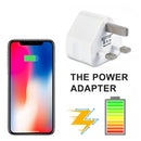 UK Plug Adapter Travel Wall Charger Smartphones Charging Accessories for Tablets