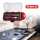 38pcs Mini Ratchet Wrench Set Socket Wrench Spanner Screw Bits Set Tools