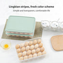 24 Grid Refrigerator Egg Storage Box Fresh Keeping Eggs Tray Holder with Lids