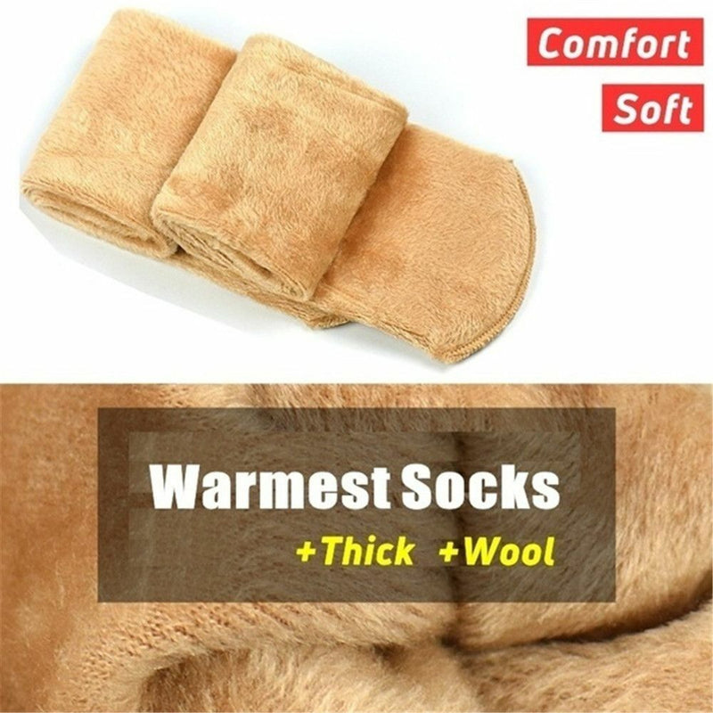 Wool Sleeping Stockings Velvet Floor Hosiery Snow Long Socks Knee Gaiters Socks