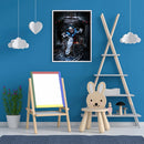 5D Diamond Painting Kit Scary Clown Full Round Drill DIY Crafts Mosaic Pict