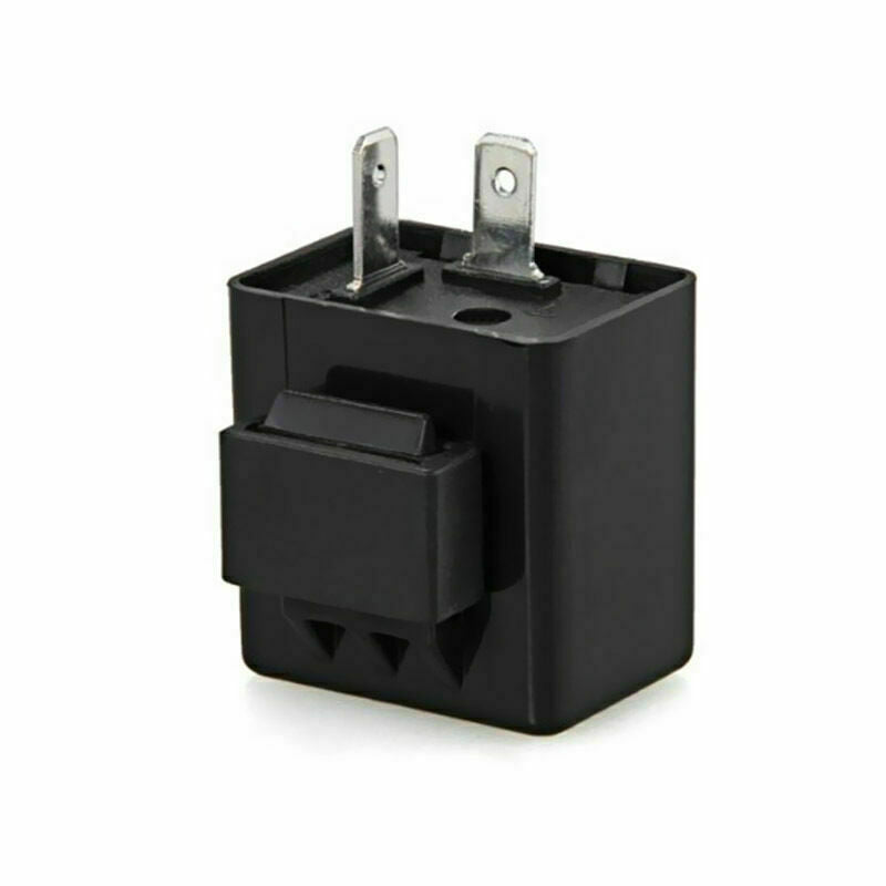 12V 2 Pin Speed Adjustable LED Flasher Relay Motorcycle Turn P0F0S1Z8 S1Z8 K1X2