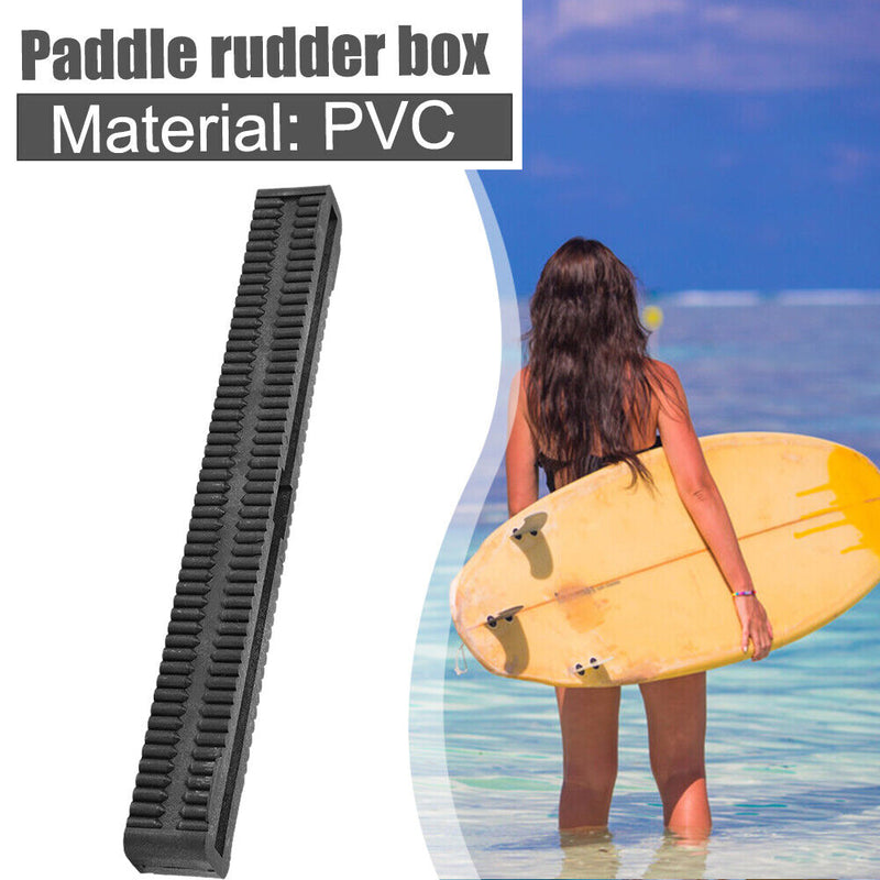 10.5 inch Fin Box Long Surfboard Center Fin Box Surfing Accessories (Black)