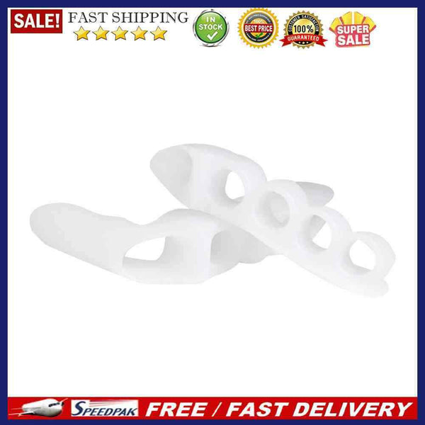 2pcs Straightener Orthodontic Toe Separator Corrector Hallux Valgus Foot Co