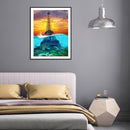 5D Full Round Drill Drawing Picture Tower Diamond Painting Living Room Orna