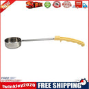 Pizza Spread Sauce Ladle Flat Bottom Kitchen Cooking Spoon (Yellow 3 Ounce)