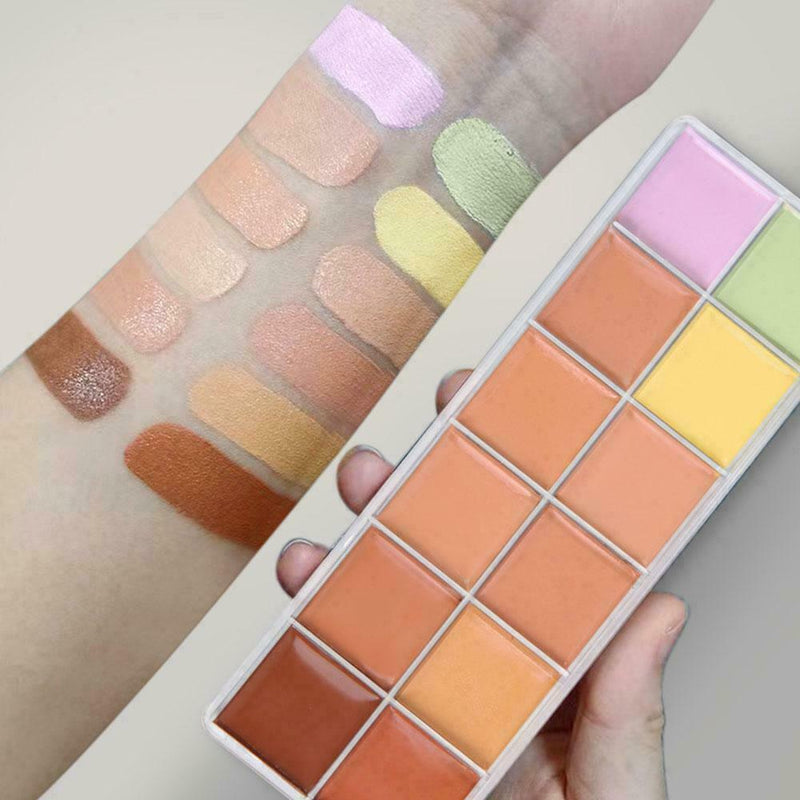 Makeup Palette Waterproof Full Coverage Foundation Concealer Foundation J1J6
