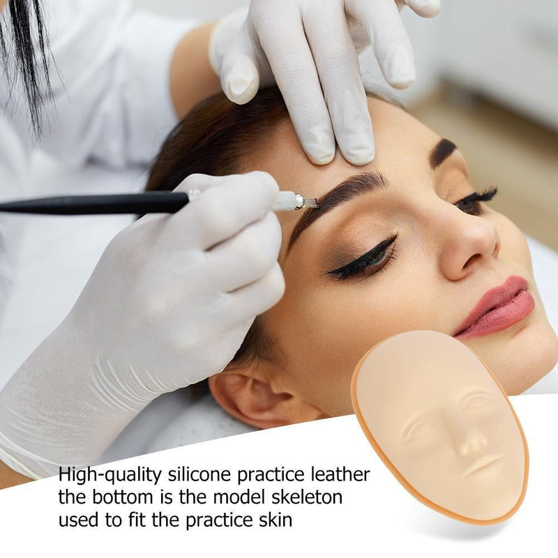 Silicone Tattoo Practice Skin Body Eyebrow Lip Microblading Makeup Tools