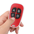 Remote Control 4 Keys Copy Cloning Duplicator for Garage Door (433M Red)