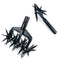 Portable Manual Soil Scarifier Turning Tool Lawn Garden Aerator Rotary Till