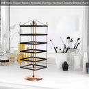 288 Holes 6-Layer Jewelry Storage Holder Earrings Necklace Ring Display Stand