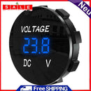 D3 Waterproof Digital Panel Voltmeter Voltage Meter for Car Yacht Boat ATV Truck