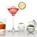 4pcs Round Ice Balls Maker Tray for Large Sphere Molds Cube Whiskey (S) Newly