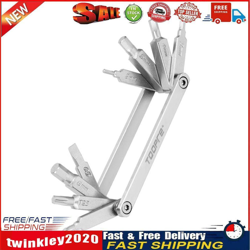 TOOPRE MTB Bike Repair Tools Kit Portable Multifunctional Maintenance Tool Newly