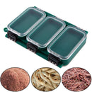 Plastic Fly Fishing Hook StorageTransparent Box Double Side 6 Trays Was