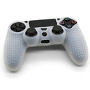 Non-slip Silicone Case Grip Cover for PS4 PS4 PRO Game Controller (White) Newly