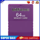 FMCB 1.966 Memory Card for Sony PS2 64MB Free McBoot Console Card (Purple)