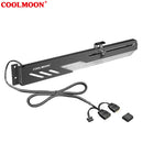 COOLMOON GT8 Horizontal GPU Support Video Card Stand GPU Holder (Black) Newly