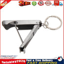 2 in 1 Bottle Opener EDC Foldable Hand Toe Nail Clippers Cutter  Keychain Newly