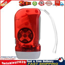 LED Hand Pressing Dynamo Flashlight Lamp Portable Hand Crank Torch (Red) Newly
