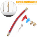 6pcs/set Bicycle Tire Pump Adapter Ball Needle MTB Valve Connector Hose Newly