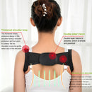 Adjustable Clavicle Posture Corrector Back Brace Lumbar Support (Black) Newly