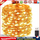 USB String Light Outdoor Fairy Light Long Life Festive Decoration (120LED) Newly