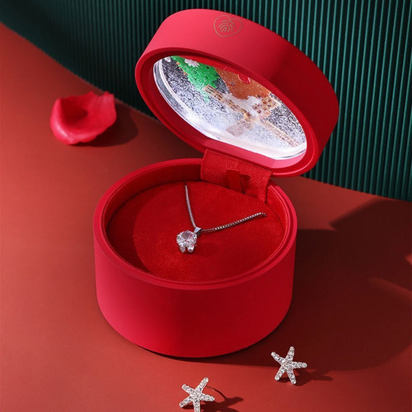 Display Holder Functional Ring Box Package Christmas Tree Container Jewelry Box