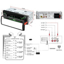 dashboard Stereo Car MP3 Player In-dash Audio Head Unit Car Radio Bluetooth