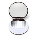 Office Use Makeup Tool Chocolate Pocket Mirror Mirror with Comb Cookie Shaped