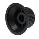 3pcs/Set Black Plastic Electric Guitar Adjust Volume Rotary Rotary Selector Pot