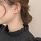 water Color preserving Women Water Drop Earrings Small Two wear Smooth surface