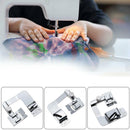 Multi-functional Domestic Sewing Machine Foot Presser Rolled Hem Feet (4/8)