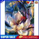White Flower Oil Paint By Numbers Kits DIY Hand Painted Wall Art (B35)