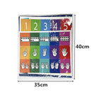 Hanging Bag Preschool Chart Board Schedule Pocket Chart Kids Calendar Education