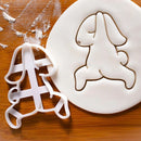Baking Fondant Cookie Embosser Mold Biscuit Mold Cartoon Happy Yoga Rabbit
