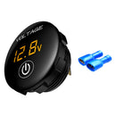 Car DC 5-48V Panel Voltmeter Touch Switch Battery Capacity Tester (Orange) Newly
